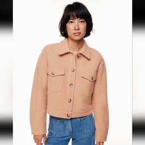 Wilfred Sz M 100% Merino Wool Autumn Cropped Jacket